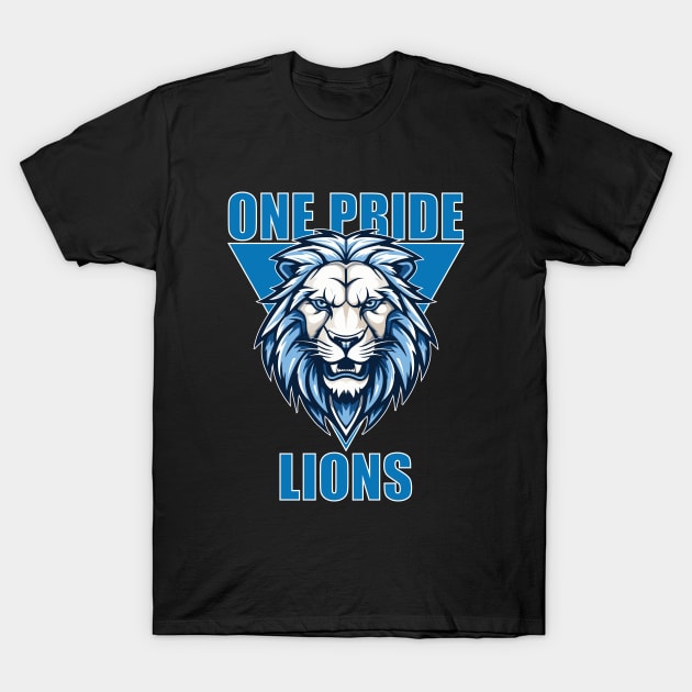 Detroit Lions T-Shirt by vectrus